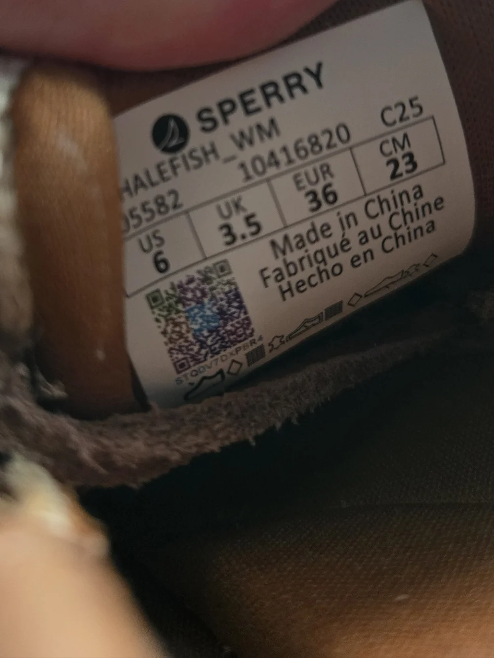 Sperry Halefish Boat Shoes Womens 6 Linen Leather Brown Nautical Comfort Casual - Picture 10 of 10